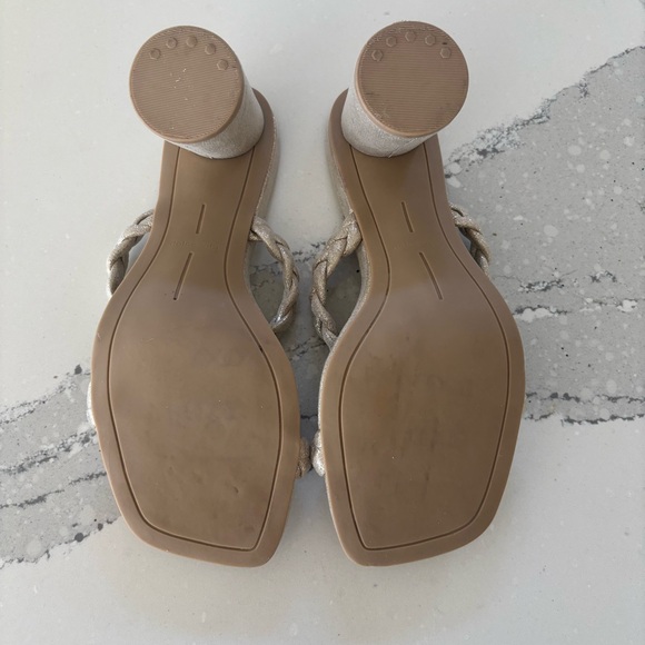 Dolce Vita Women's Braided Heels/Mule - Gold - Picture 7 of 8